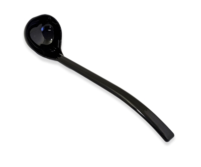 Show details for 1 oz Black Spooner Plastic