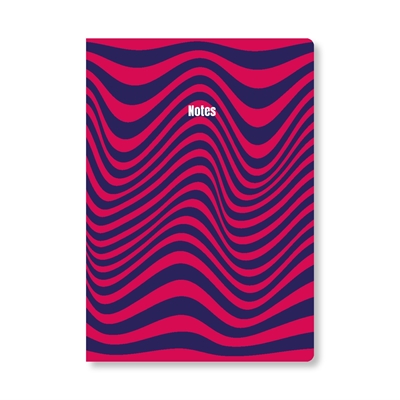 Show details for A5 Notebooks Wavey Stripes