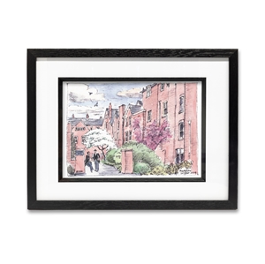 Show details for A4 Print Cotton Hall House