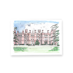 Show details for A4 Print The Cloisters from Fellows Garden