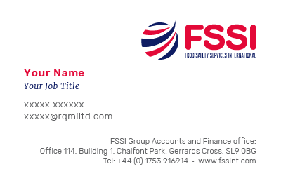 Show details for FSSI Accounts Business Card