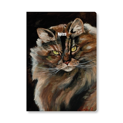 Show details for A5 Notebooks Cat Art