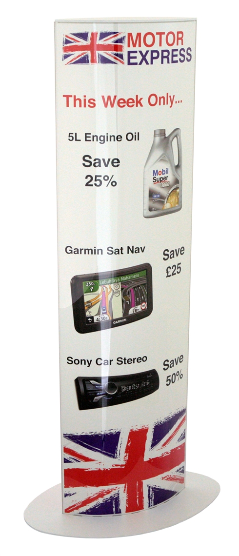 Show details for Totem Display Unit 1600mm (inc. Print)