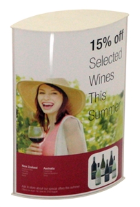 Show details for Totem Display Unit A3 (Inc. Print)