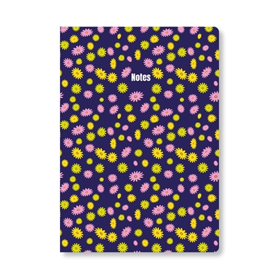 Show details for A5 Notebooks Daisies Blackberry