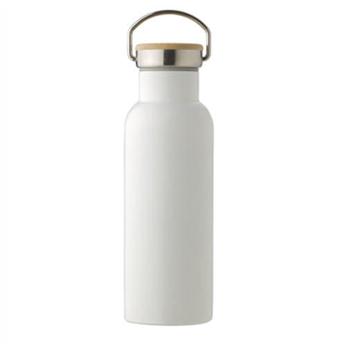 Show details for Metal Water Bottle White
